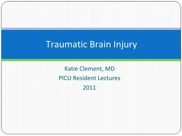 Traumatic Brain Injury