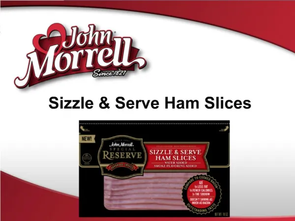 Sizzle Serve Ham Slices