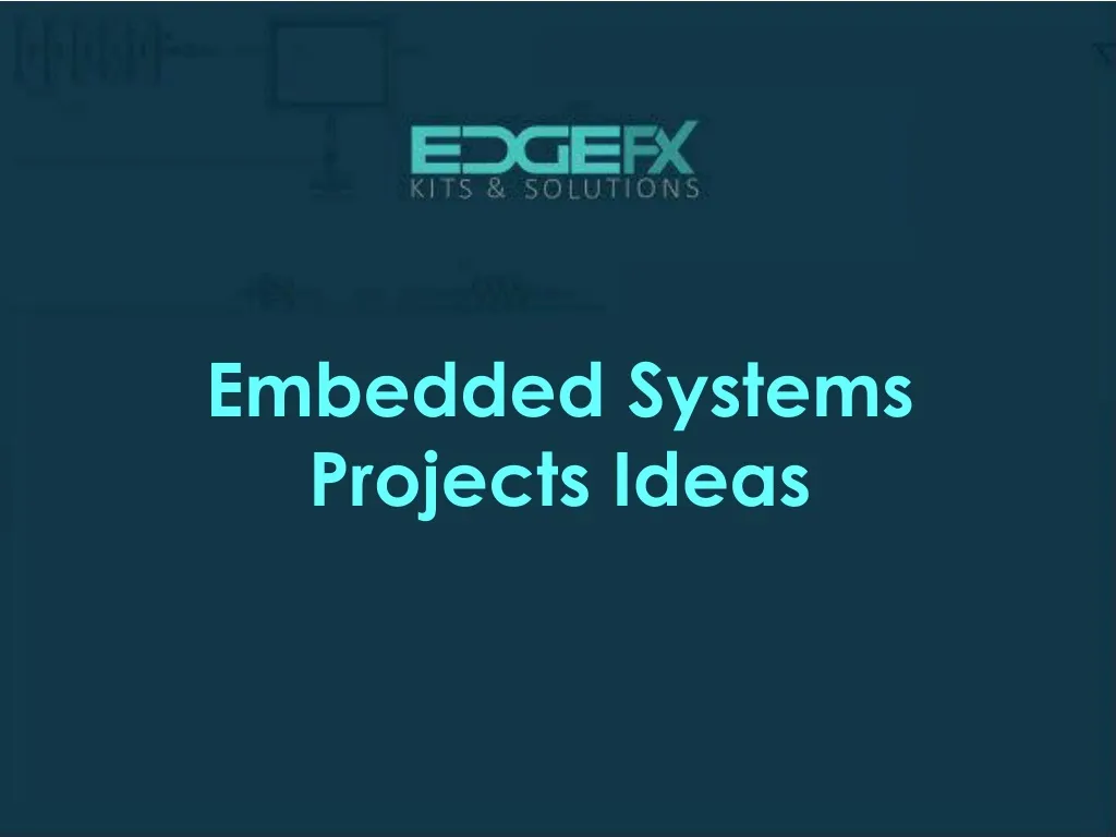 embedded systems projects ideas