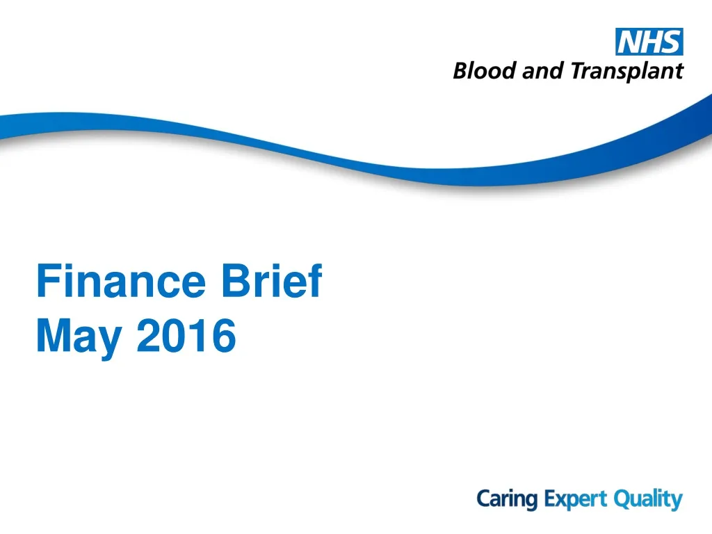 finance brief may 2016