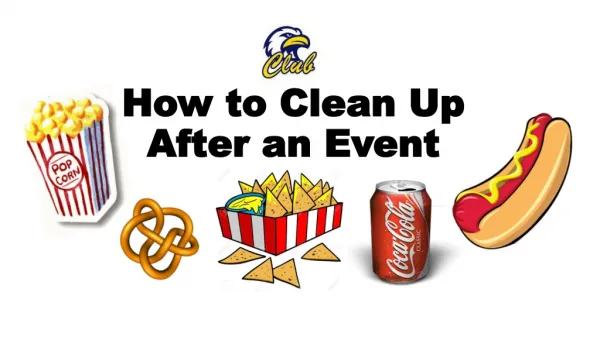 How to Clean Up After an Event