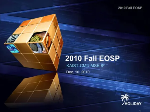 2010 Fall EOSP