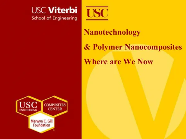 Nanotechnology Polymer Nanocomposites Where are We Now