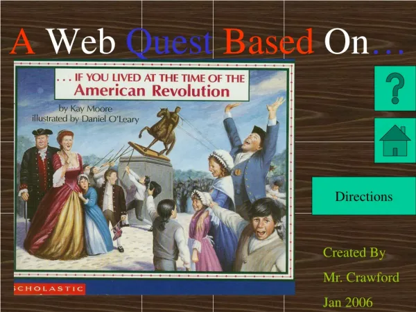 A Web Quest Based On …