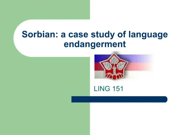 Sorbian: a case study of language endangerment