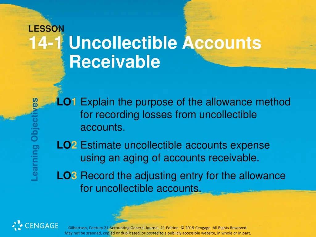 lesson 14 1 uncollectible accounts receivable