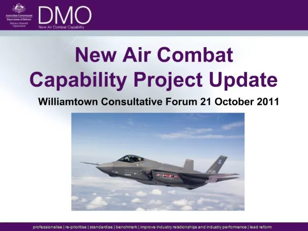 New Air Combat Capability Project Update