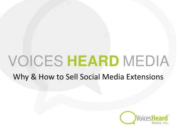 Why & How to Sell Social Media Extensions