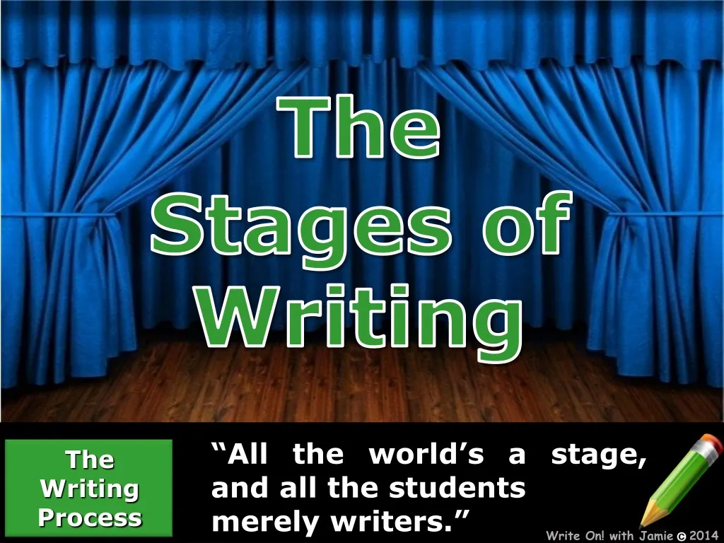 the stages of writing