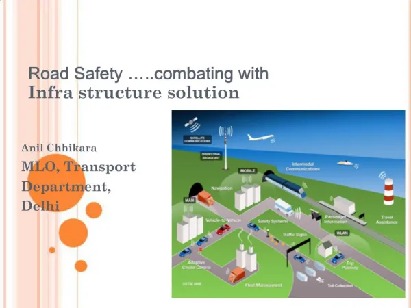 Road Safety .bating with Infra structure solution