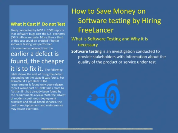 How to save money on testing