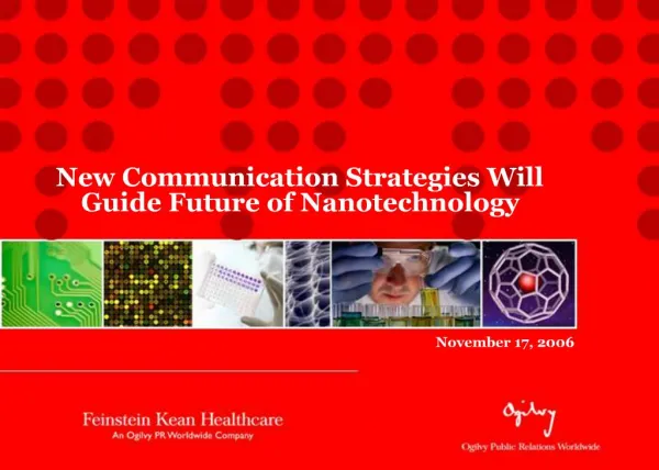 New Communication Strategies Will Guide Future of Nanotechnology
