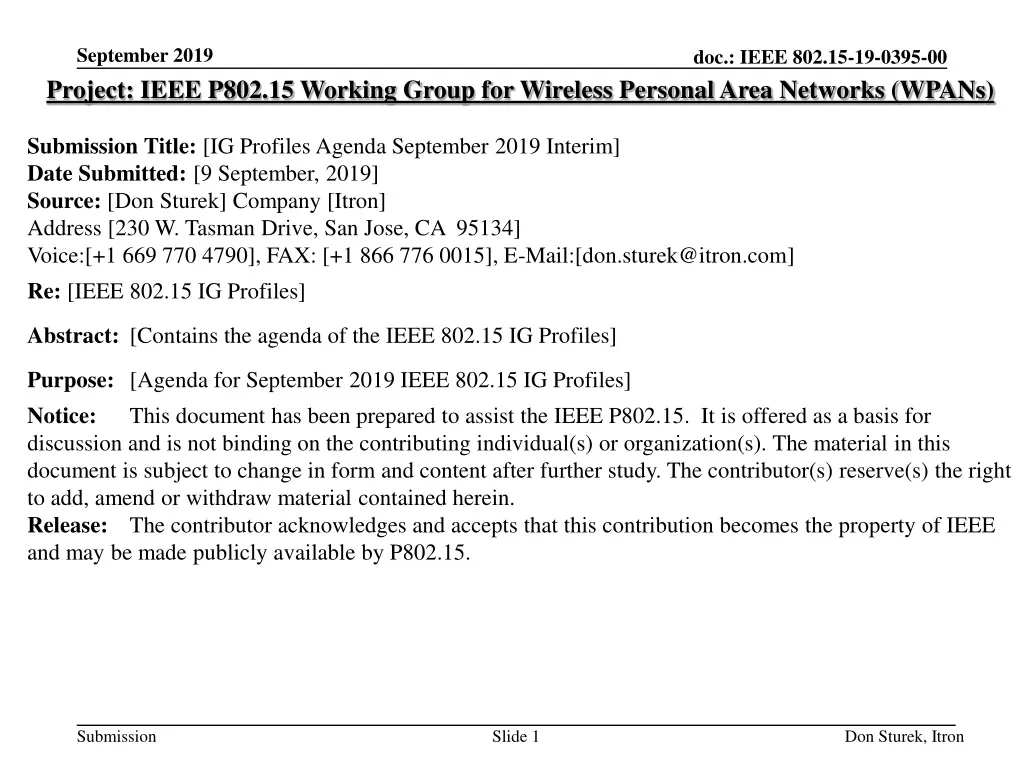 project ieee p802 15 working group for wireless