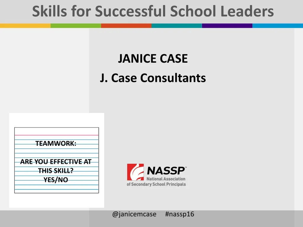 skills for successful school leaders