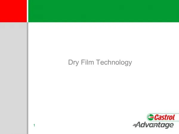 Dry Film Technology