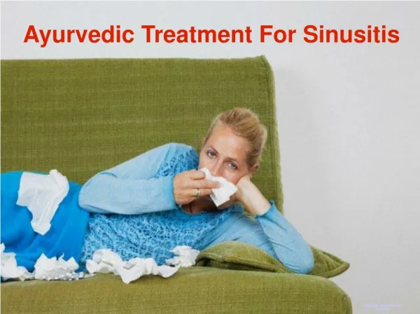 Ayurvedic Treatment For Sinusitis
