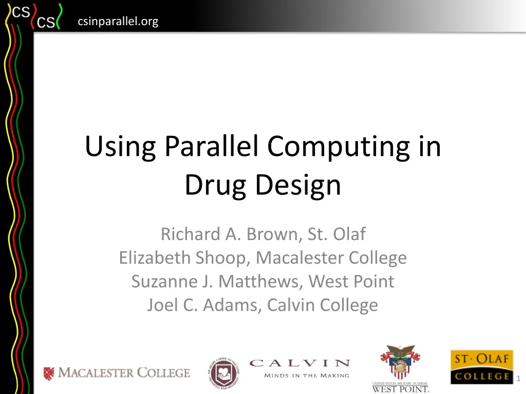 using parallel computing in drug design