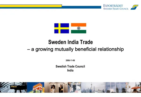 2006-11-06 Swedish Trade Council India