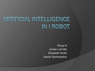 Artificial Intelligence in I Robot - slide 1