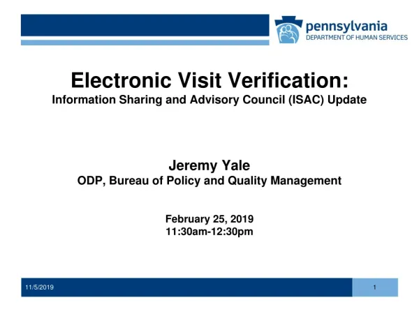 What is Electronic Visit Verification?