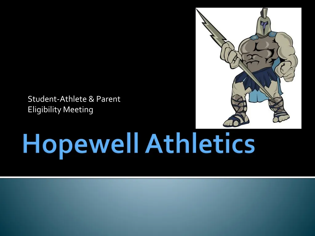 student athlete parent eligibility meeting