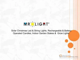 Mr. Light - Rechargeable & Battery Operated Candles - slide 1