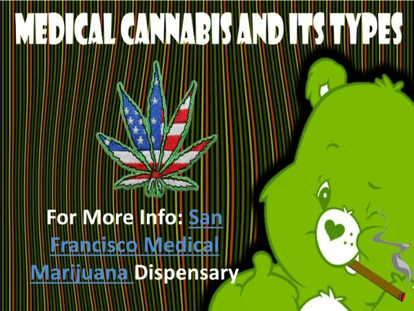 Medical Cannabis and its Types