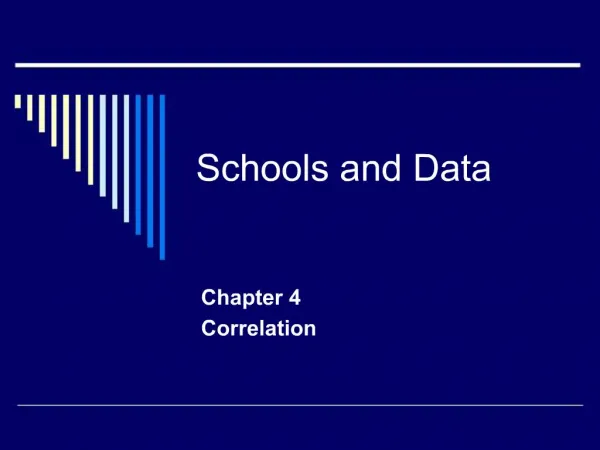 Schools and Data