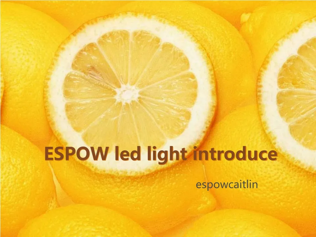 espow led light introduce