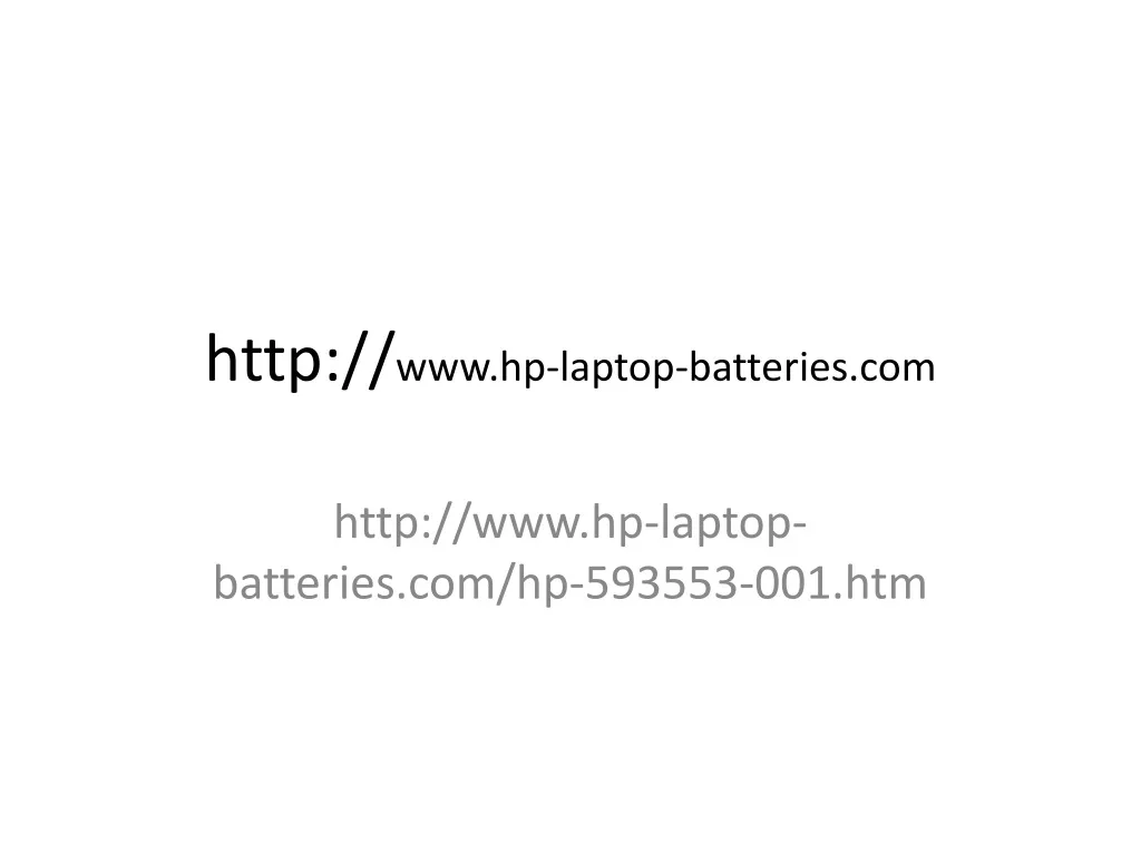 http www hp laptop batteries com