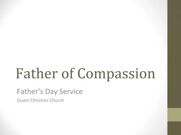 Father of Compassion