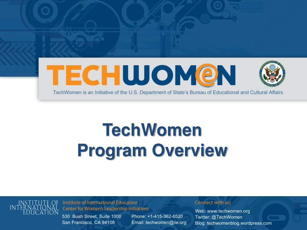 techwomen program overview