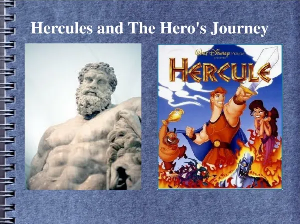 Hercules and The Hero's Journey