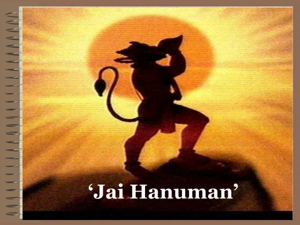 Presentation on Lord Hanuman