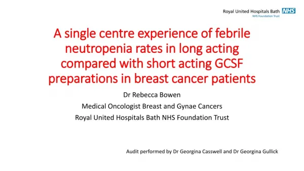 Dr Rebecca Bowen Medical Oncologist Breast and Gynae Cancers