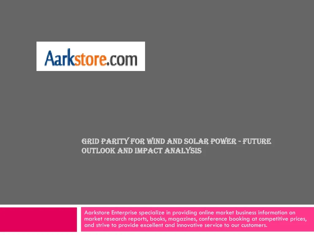 grid parity for wind and solar power future outlook and impact analysis