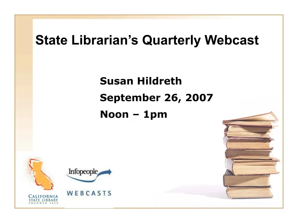 state librarian s quarterly webcast