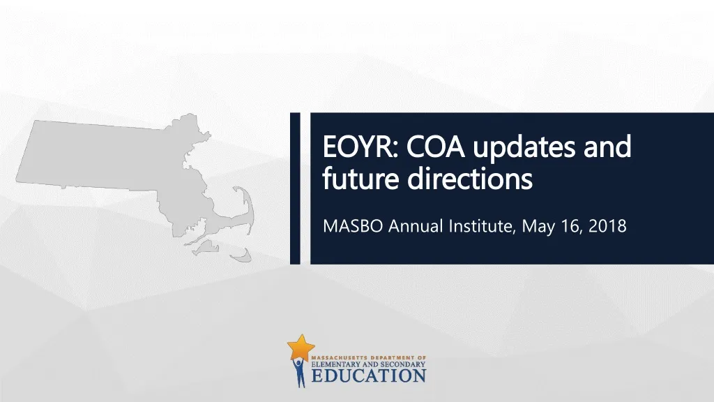 eoyr coa updates and future directions