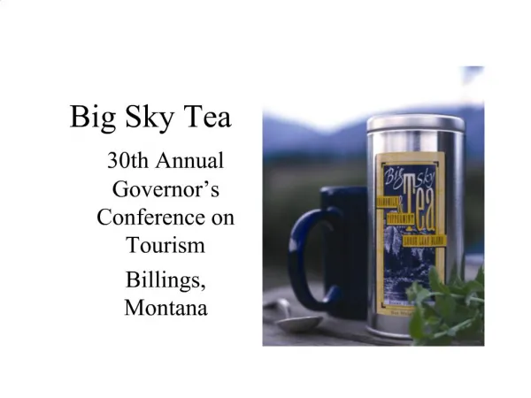 Big Sky Tea