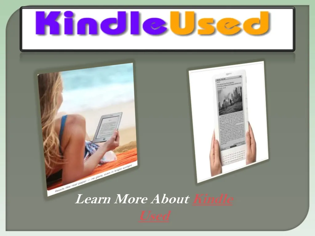 learn more about kindle used