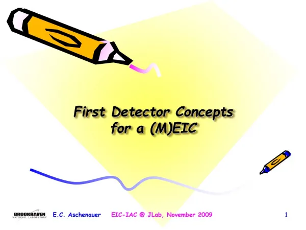 First Detector Concepts for a (M)EIC