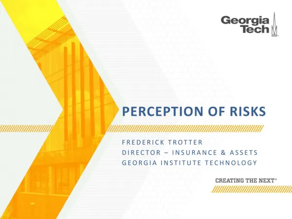 Perception of Risks