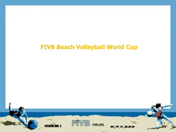 FIVB Beach Volleyball World Cup