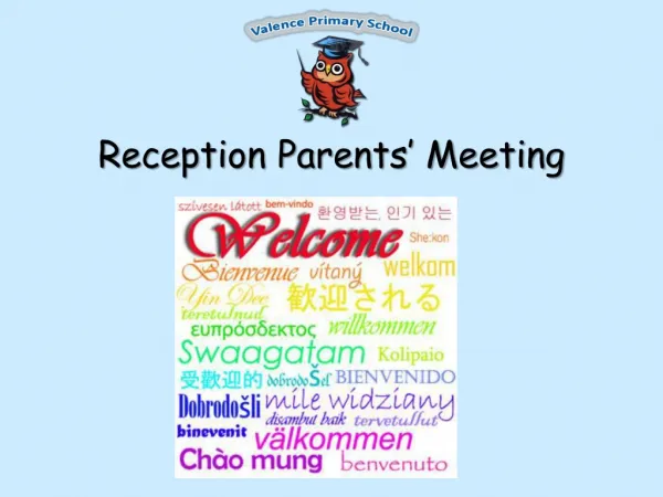 Reception Parents’ Meeting
