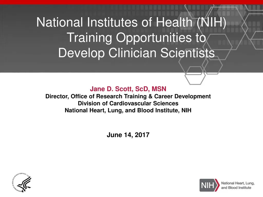 national institutes of health nih training opportunities to develop clinician scientists