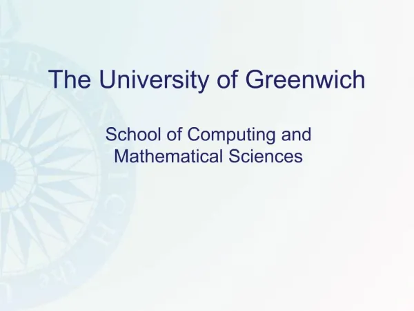 The University of Greenwich