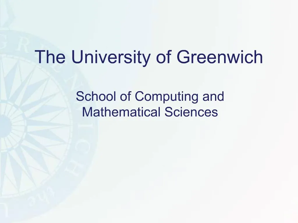 university of greenwich presentation