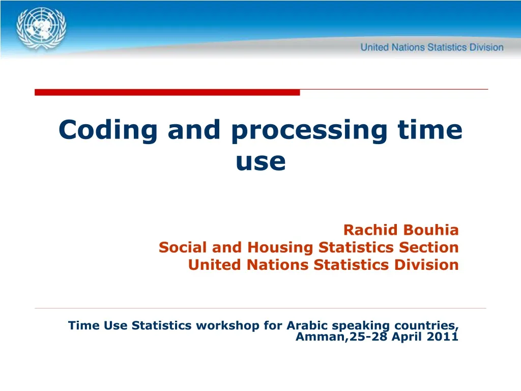 coding and processing time use