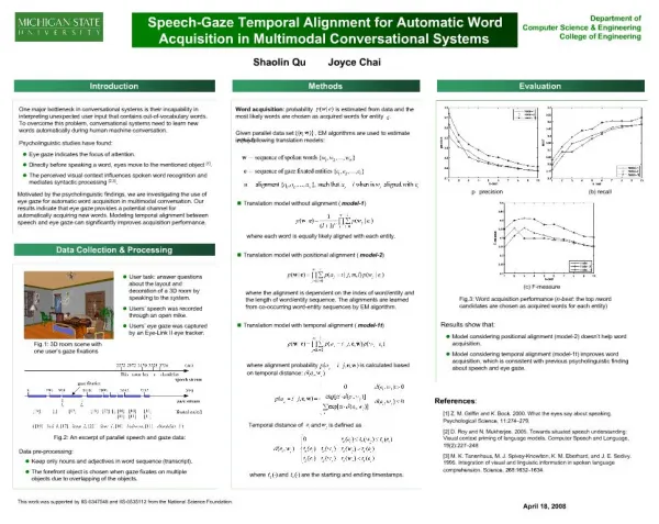 Speech-Gaze Temporal Alignment for Automatic Word Acquisition in Multimodal Conversational Systems