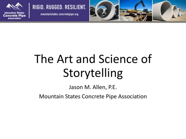 The Art and Science of Storytelling